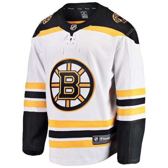 NWT White Boston Bruins Jersey - Picture 3 of 3